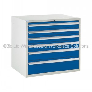 Euroslide Storage Cabinet 6 Drawer 825mm